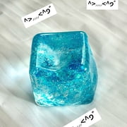 Sparkly Sugar Squishy Cube, Easter Fidget Accessory