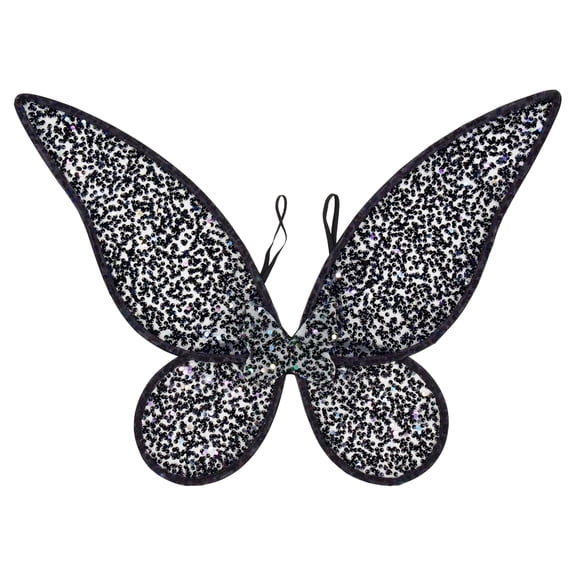 Sparkly Wings Costume Accessory for Children, Black, Halloween by Way To Celebrate