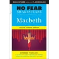 thumbnail image 1 of Sparknotes No Fear Shakespeare Macbeth: No Fear Shakespeare Deluxe Student Editions - Shakespeare Side-By-Side Plain English, Book 28, (Paperback), 1 of 1