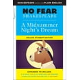 thumbnail image 1 of Sparknotes No Fear Shakespeare A Midsummer Night's Dream: No Fear Shakespeare Deluxe Student Editions - Shakespeare Side-By-Side Plain English, Book 29, (Paperback), 1 of 1