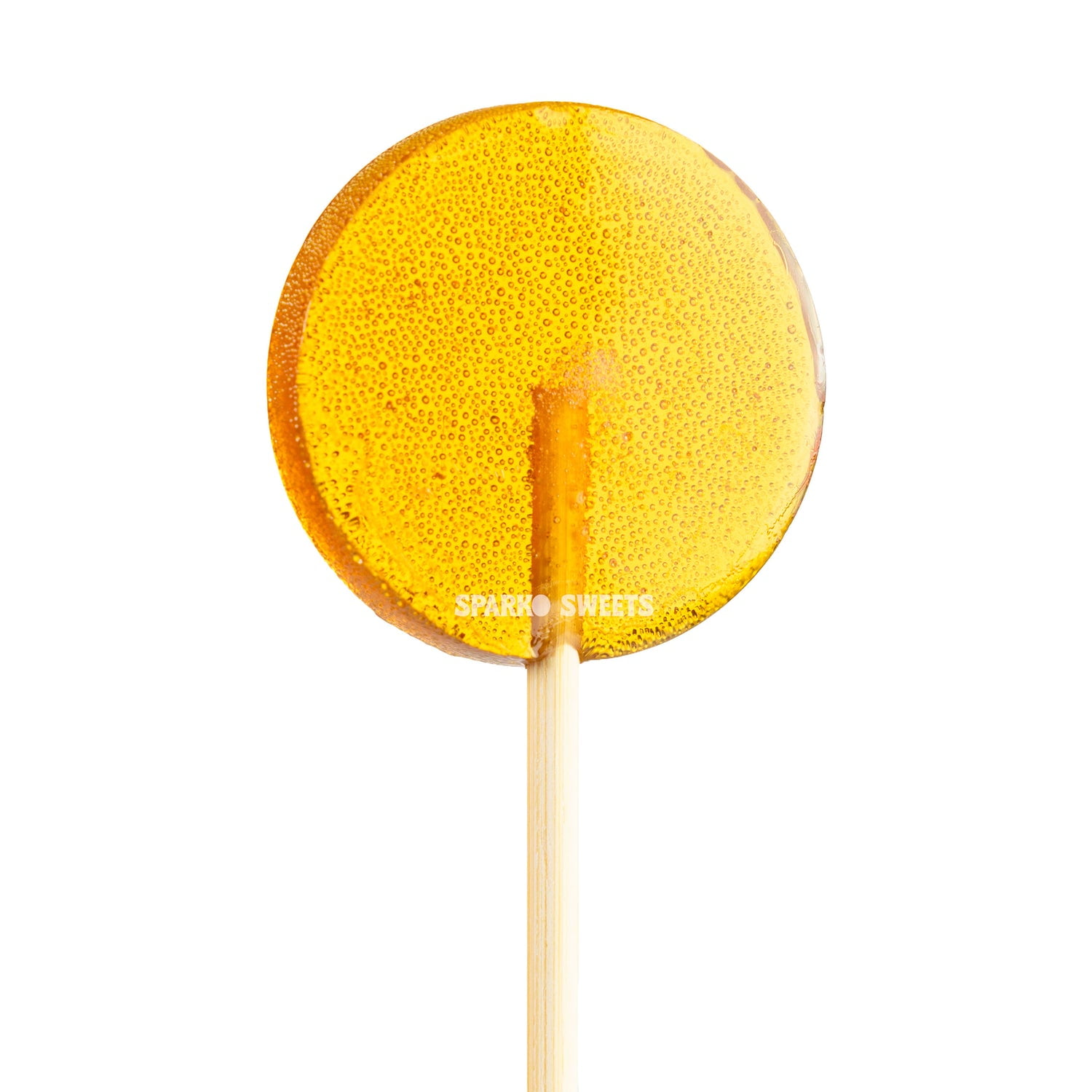 Sparko Sweets Natural Honey Lollipops, 18 Pieces, Made in USA, No Artificial Ingredients, No Corn Syrup, 1.7-inch diameter, 1 lb - Perfect for Tea Stirrers, Sore Throat Remedy