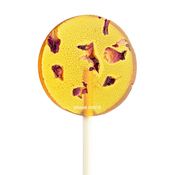 Sparko Sweets Natural Honey Rose Tea Lollipops, 18 Pieces, Made in USA, No Artificial Ingredients, No Corn Syrup, 0.75 Pound - Perfect for Tea Stirrers, Sore Throat Remedy, and Gifts