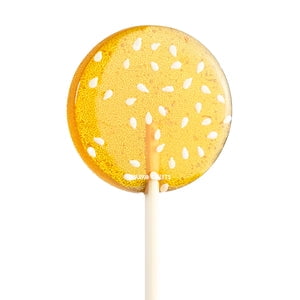 Sparko Sweets Natural Honey Sesame Lollipops, 18 Count, Made in USA, No Artificial Ingredients, No Corn Syrup, 1 lb - Ideal for Tea Stirrers, Sore Throat Remedy