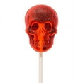 thumbnail image 1 of Sparko Sweets Scarlet Sugar Skull Lollipops, Cherry, 24 Count, Spooky Halloween Candy for Trick-or-Treat, Day of the Dead, Party Favors, Scary Edible Decorations, and Festive Treats, 1 of 1