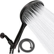 SparkPod Rainfall Shower Head with Handheld - 6-Inch Head, 6ft Hose, Adjustable Bracket (Vintage Oil-Rubbed Bronze)