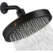 SparkPod High Pressure Rainfall Shower Head, 1.8GPM, Easy Install, Energy Saving (Vintage Oil-Rubbed Bronze)