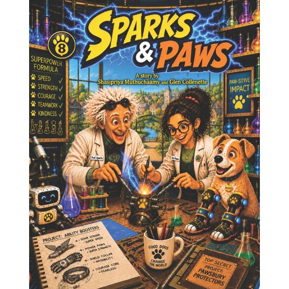 Pawsbury Protectors Sparks & Paws, Book 8, (Paperback)