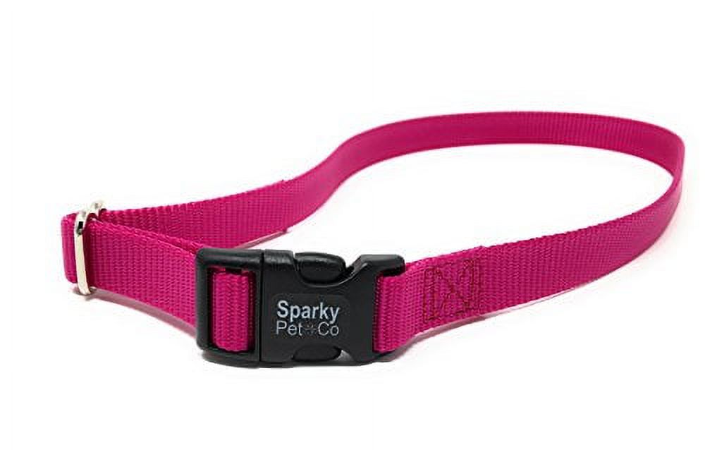 Sparky Pet Co 1" Solid Nylon Replacement Dog Collars for Remote