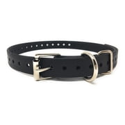 Sparky Pet Co 3/4" Biothane Replacement Roller Buckle Dog Collar E Collar Sport Dogs Black