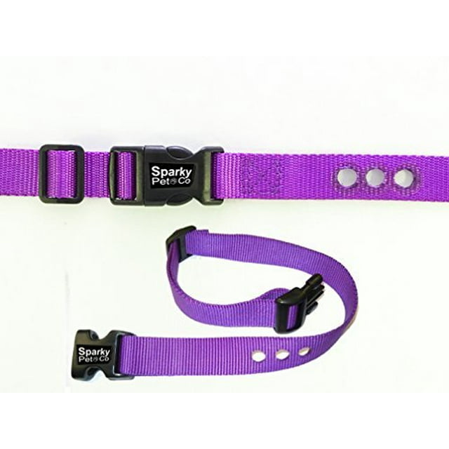 Sparky Pet Co Heavy Duty Dog Fence Receiver 1" Nylon 3 Hole Replacement Strap,