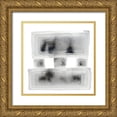 thumbnail image 1 of Sparler, Erin 26x26 Gold Ornate Wood Framed with Double Matting Museum Art Print Titled - Balanced Squares II, 1 of 4