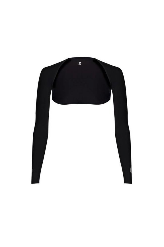 Sun Protection Shoulder Wrap Plain Logo ( LARGE Black )