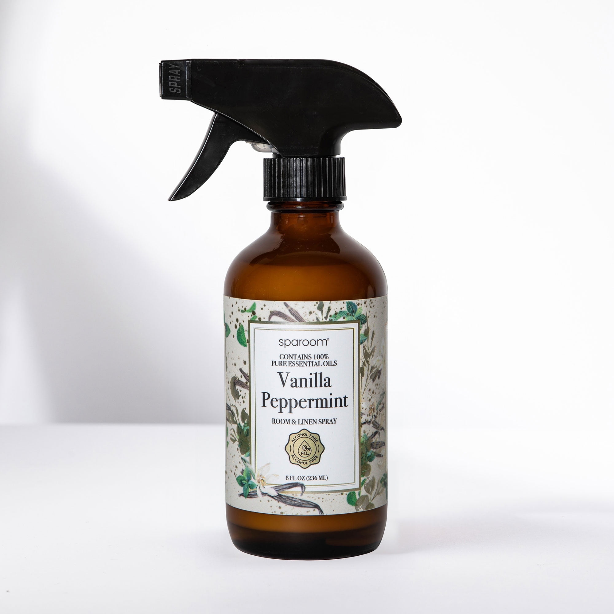 Sparoom Vanilla Peppermint Essential Oil Room and Linen Spray 8 Oz