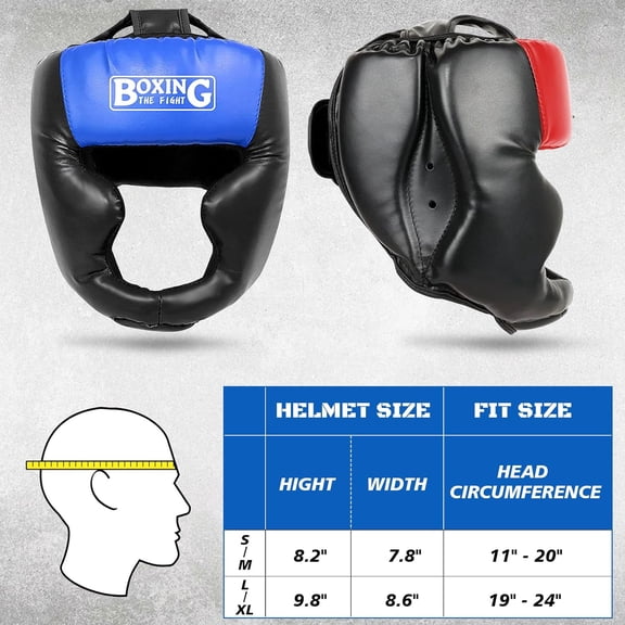 Sparring Head Guard with Gloves - Boxing Safety Headgear for MMA, Kickboxing, Muay Thai & Boxing - Adult & Kids