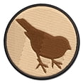 thumbnail image 1 of Sparrow Bird Solid Applique Multi-Color Embroidered Hook & Loop Patch - 3 Inch Medium, 1 of 5