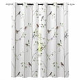 thumbnail image 1 of Sparrow Blackout Curtains 45 Inches Long, Kitchen Black Out Window Treatments, Spring Birds on The Branches Vintage Country Thermal Insulated Lined Drapes for Small Window with Grommet 42"x45", 1 of 8