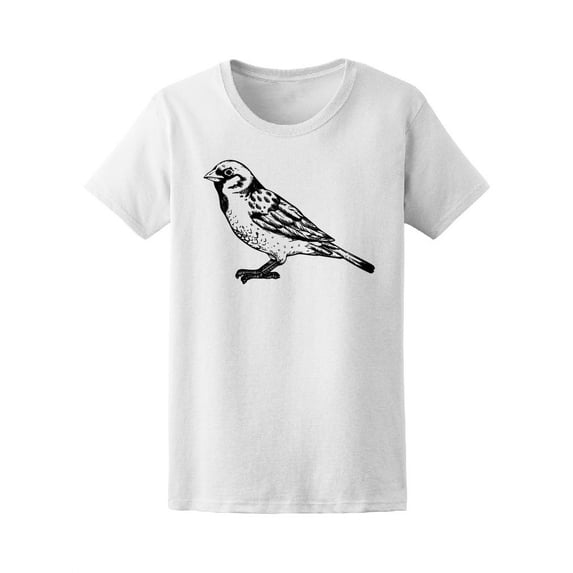 Sparrow Little Bird Side View Tee Women's -Image by Shutterstock