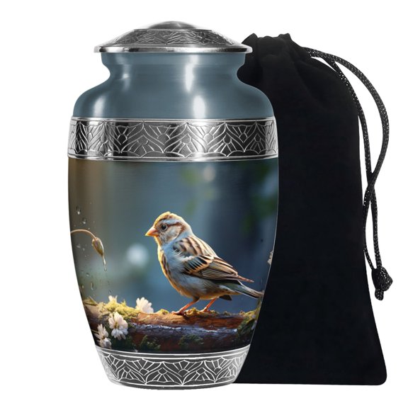 Sparrow Urn For Human Adult Ashes Women Large Cremation Urns For Adult Man 10 Inch