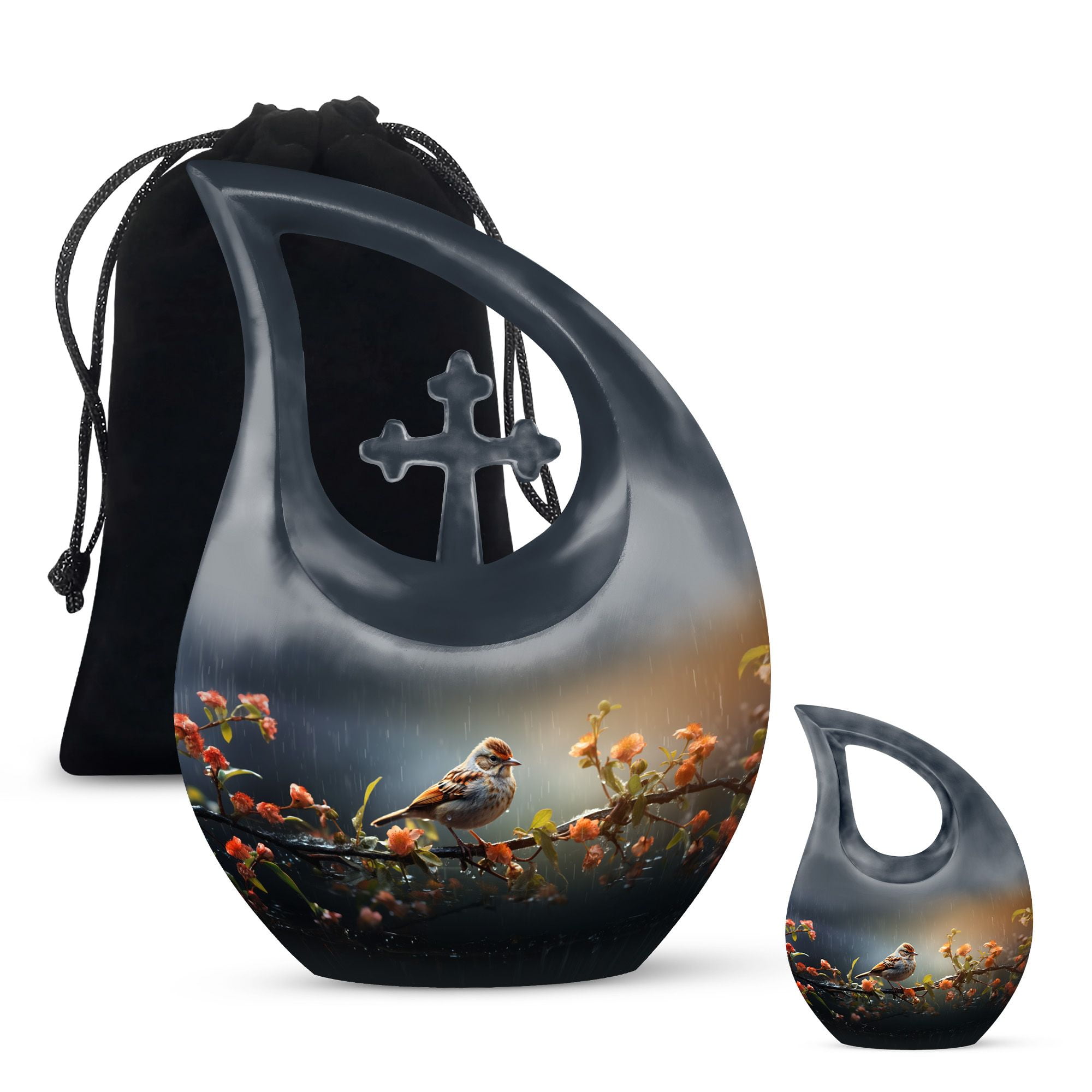 Sparrow Urn Small Urn For Human Ashes Urn For Mom Ashes & Dad