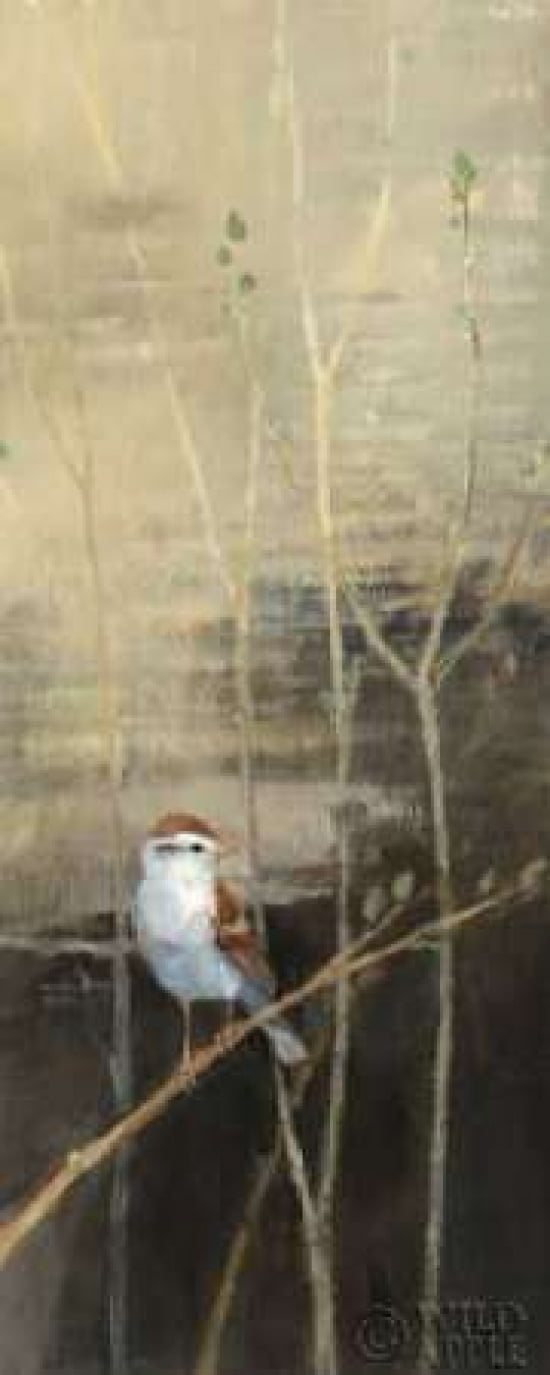 Sparrows at Dusk I Canvas Art - Avery Tillmon (10 x 20)