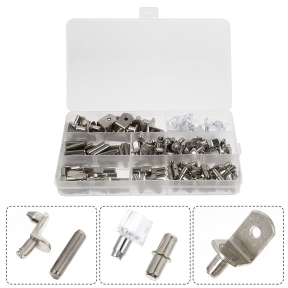 Sparsain 1 Box/160Pcs Shelf Brackets for Cabinet Shelves