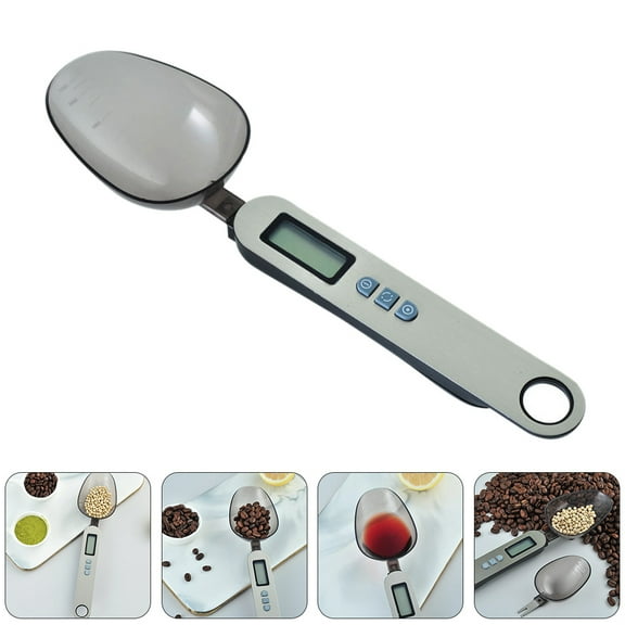 Sparsain 1 x Electric Measuring Spoon, Graduated Spoon, Baking Spoon, Measuring Spoon (Grey)