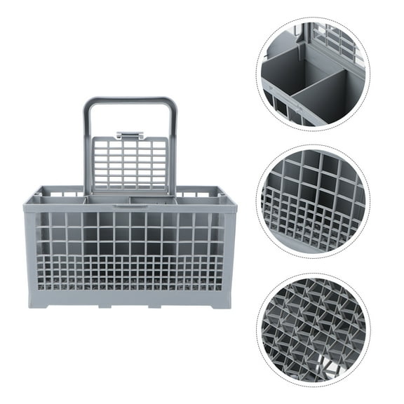 Sparsain 1 x Home Dish Drainer Rack Chopsticks Spoon Holder (Light Gray)