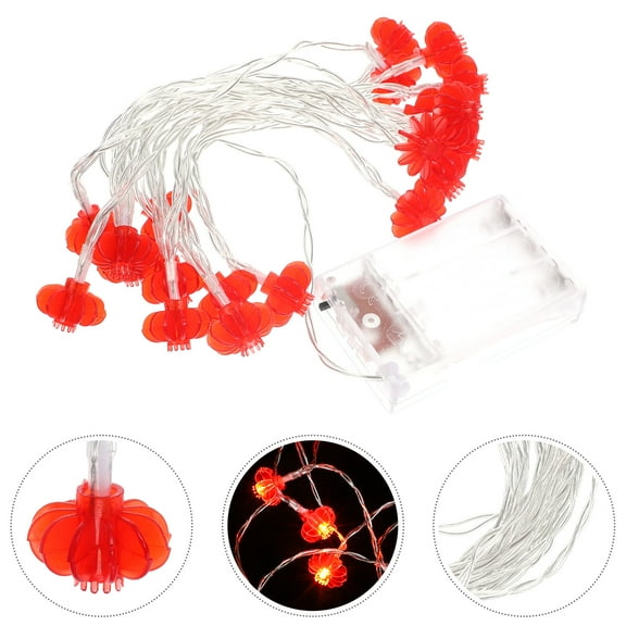 Sparsain 1 x New Year Hanging Lantern String Lights with Light, Battery Operated Lantern, Small Lantern Light