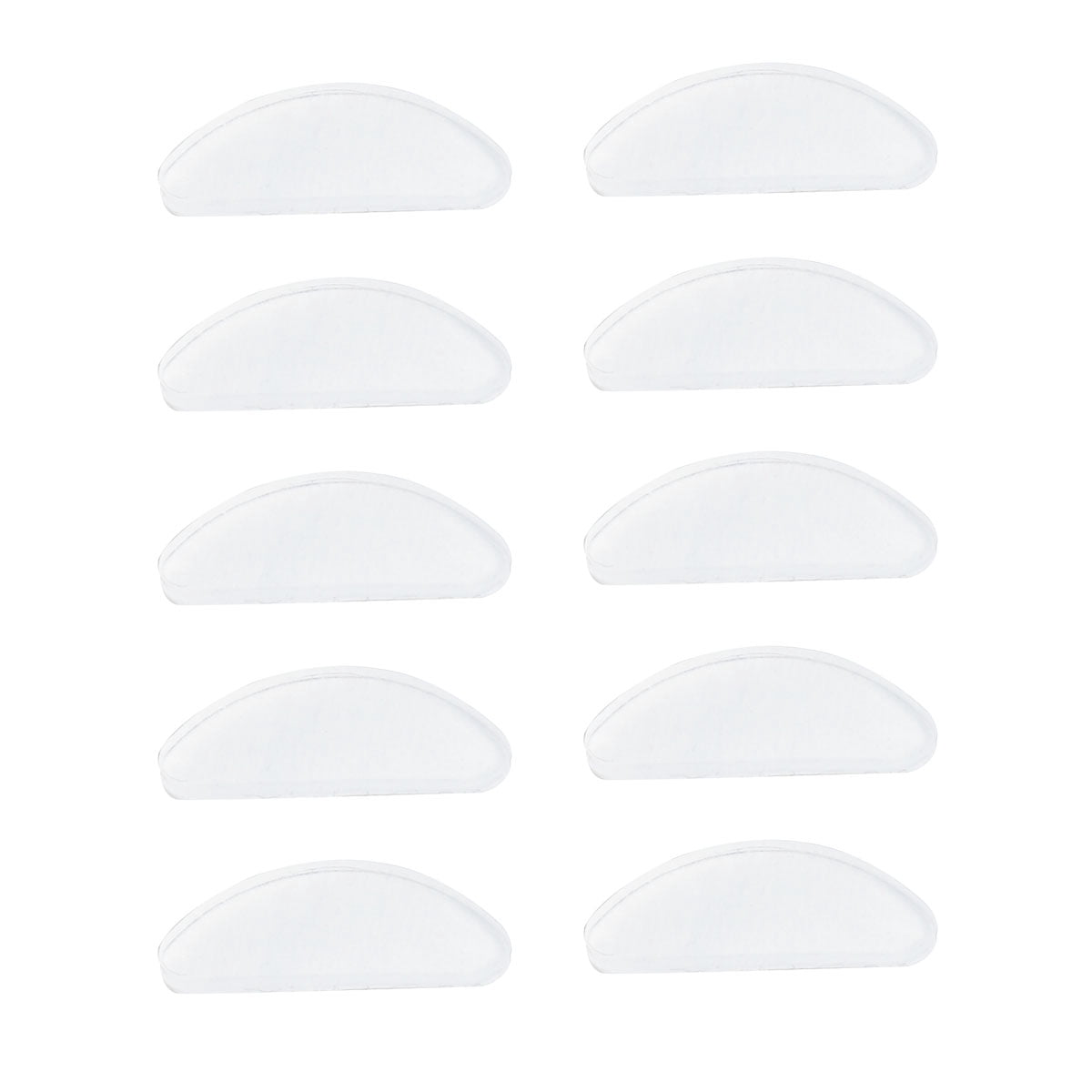 Replacement White Silicone Nose Pads For Mykita & Similar Glasses - 1 Pair, Snap-On Fit