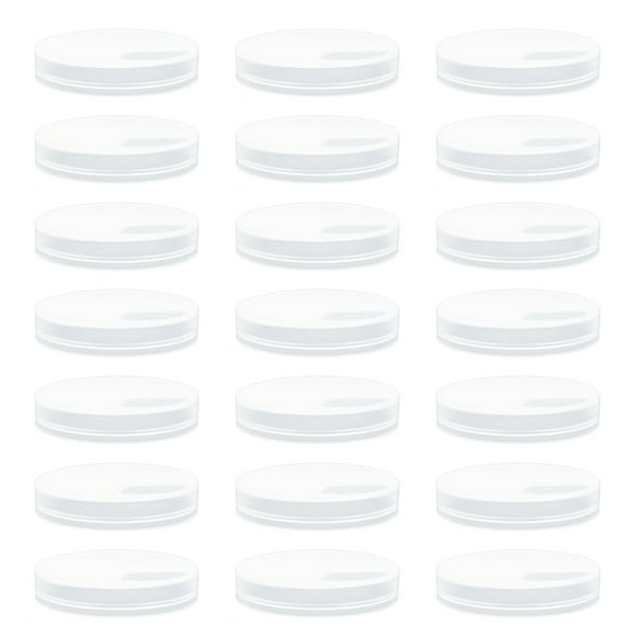 Sparsain 100pcs Replacement Caps for Glass Milk Bottles, Leak Proof Plastic Caps