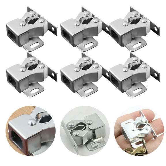 Sparsain 12 Pack Cabinet Door Catch, Heavy Duty Hardware, Roller Catch, Double Roller Catch
