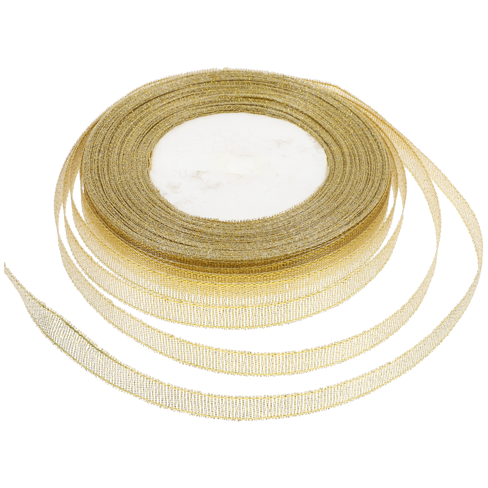 502 Ribbon Sparsain 1cm Glitter Holiday Gift Wrapping Ribbon Flowers Cake Gifts ...