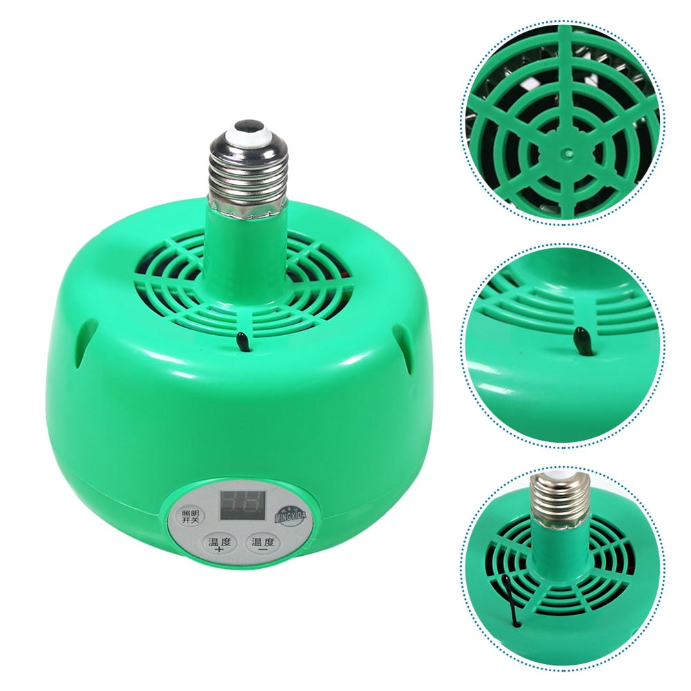 Sparsain 1pc Chicken Farm Heat Lamp Heater Fan Heat Light Heat Emitter (Green)