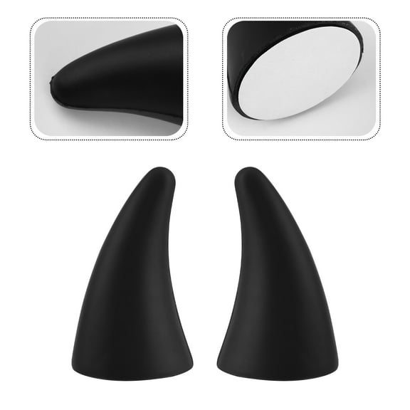 Sparsain 2Pcs Car Sticker Devil Horns Decal Bumper Protector Auto Decoration