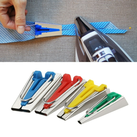 Sparsain 4 Sizes Fabric Bias Tape Binding Tools Sewing Quilting 6mm 12mm 18mm 25mm