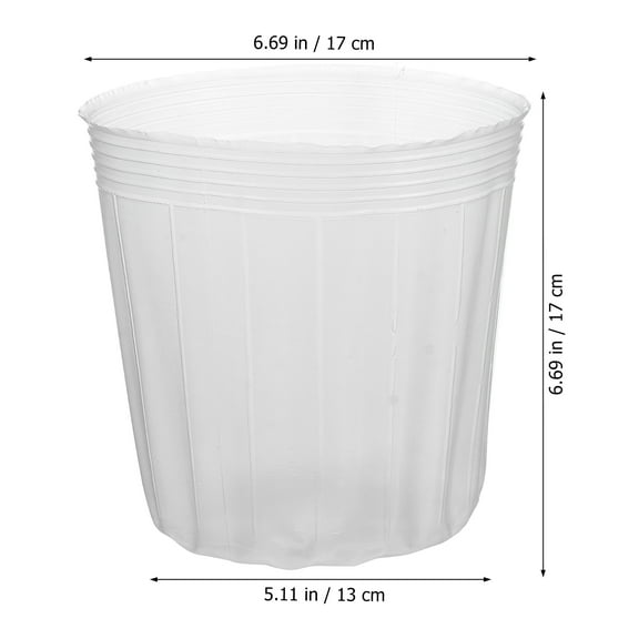 Sparsain 40 Pack Clear Plastic Nursery Pots for Gardening