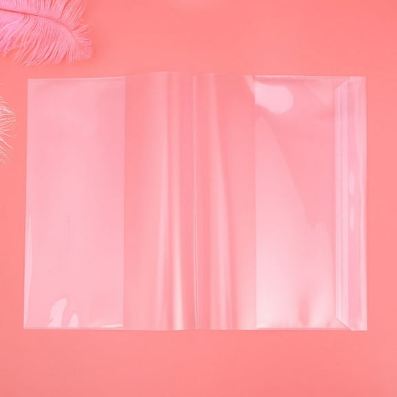 Sparsain 5 Pack 16K Clear Plastic Waterproof Textbook Covers for Exercise Book and Notebook