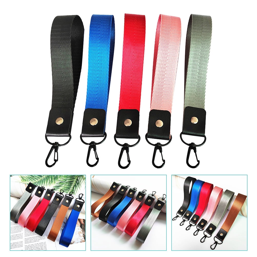 Sparsain 5 Pack Employee Badge Lanyards Keychains Wrist Straps Camera ...