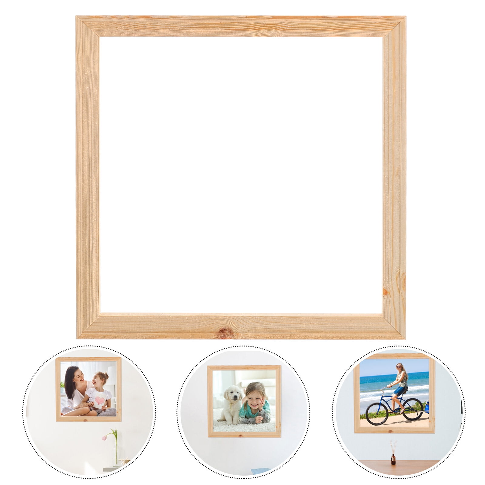 Sparsain 5 Pack Empty Wooden L Shape Picture Frames for Painting (30 x ...