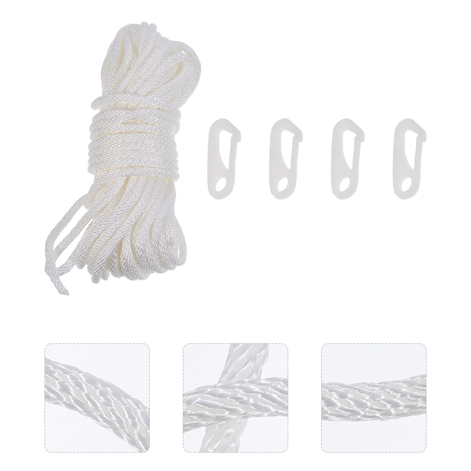 Flag Rope Type Sparsain 6mm Diameter Flag Pole Lifting Rope, Replacement Nylon Rope ...