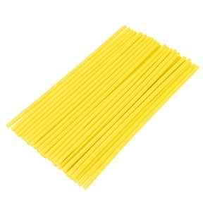 Sparsain 75pcs Spoke Wraps Skins for Bicycle Motorcycle Motocross Dirt Bike ATV Wheel Rims (Yellow)