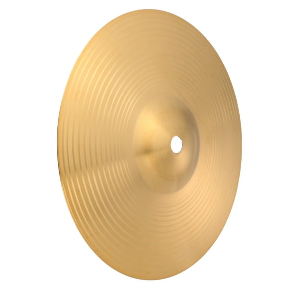 Sparsain 8 Inch Brass Crash Ride Hi-Hat Cymbals Brass Cymbals for Beginner Players Percussion Instrument (Gold)