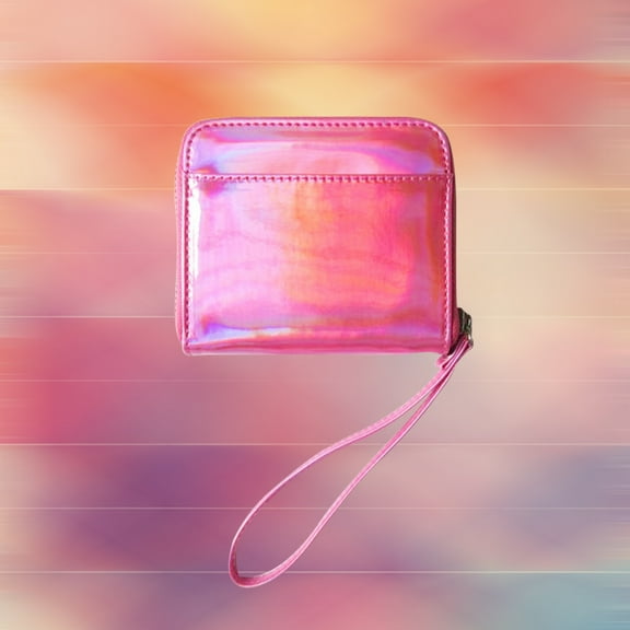 Sparsain Casual PU Short Purse for Women Girls (Hot Pink)