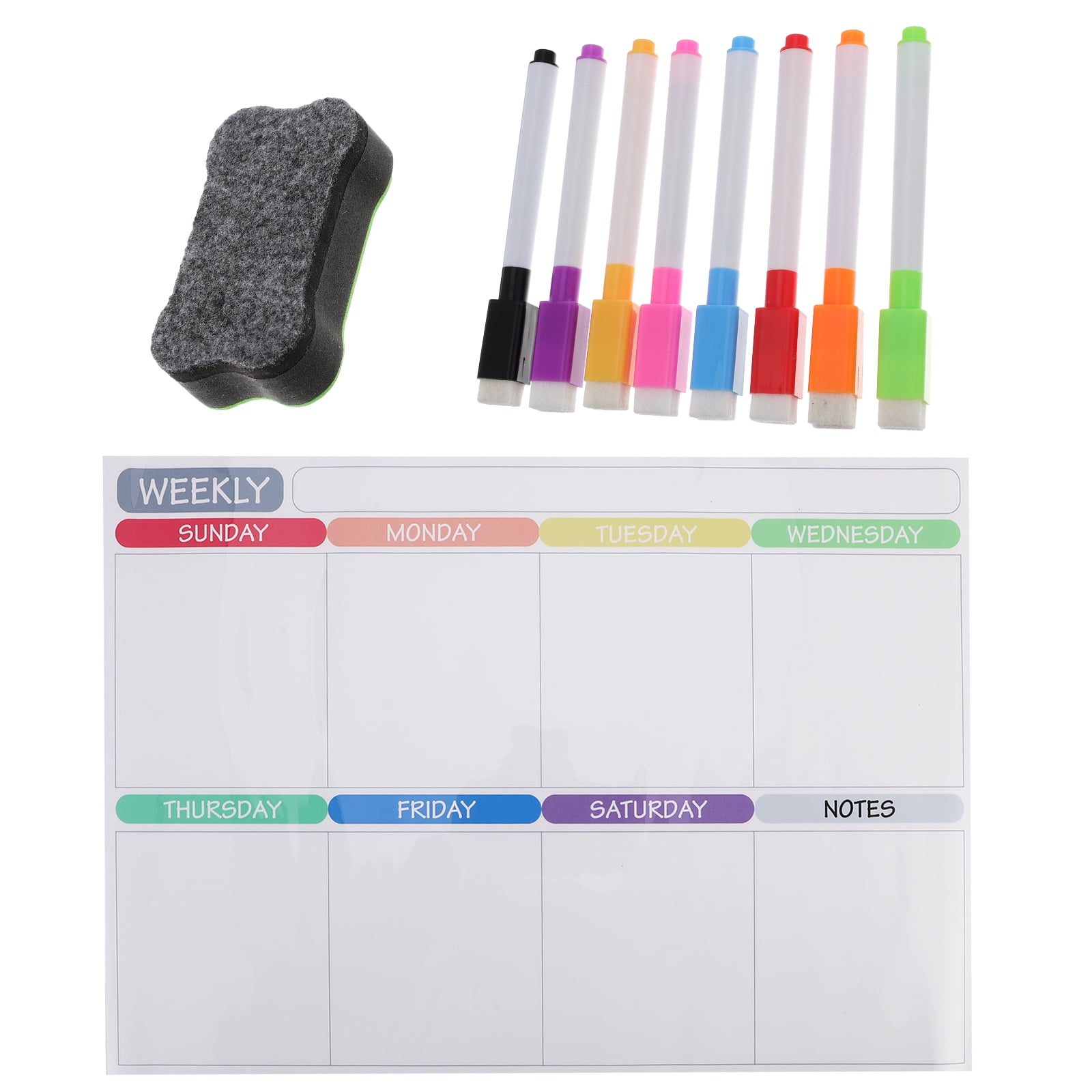 Sparsain Dry Erase Magnetic Fridge Calendar Message Sticker for DIY ...