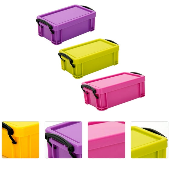 Sparsain Pack Household Storage Containers, Portable Sundries Storage Box, Storage Basket