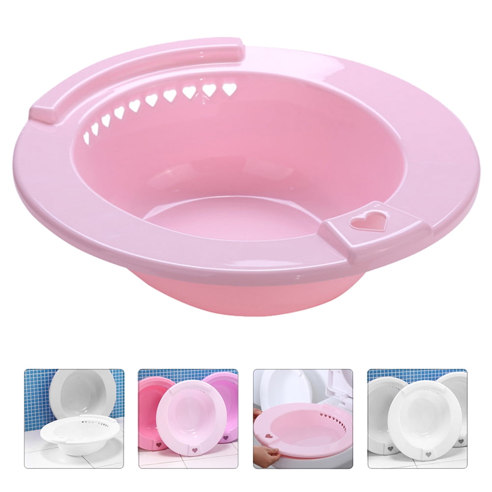 Sparsain Set of 2 Portable Sitz Bath Basins for Women