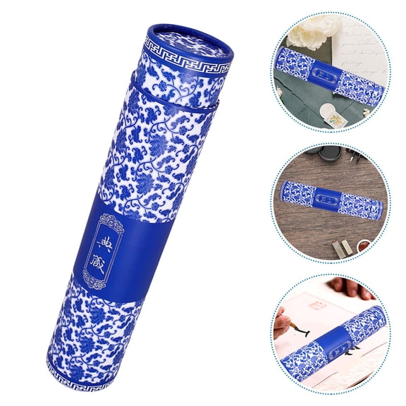 Sparsain Set of 2 telescopic tubes for storing artwork, plans, posters, documents, adjustable, for transporting paint