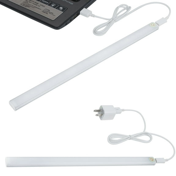 Sparsain Touch Sensor Cabinet Light for Stairs, Wardrobe Lamp, Table Lamp, Cupboard, Showcase, LED Lights, Closet Lights, USB Night Light Bar 21 LEDs (Yellow Light Color)