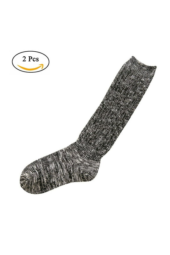 Women's Loose Socks, Breathable Crinkle Socks, Baggy Socks for Fashion Dress Style (Black)