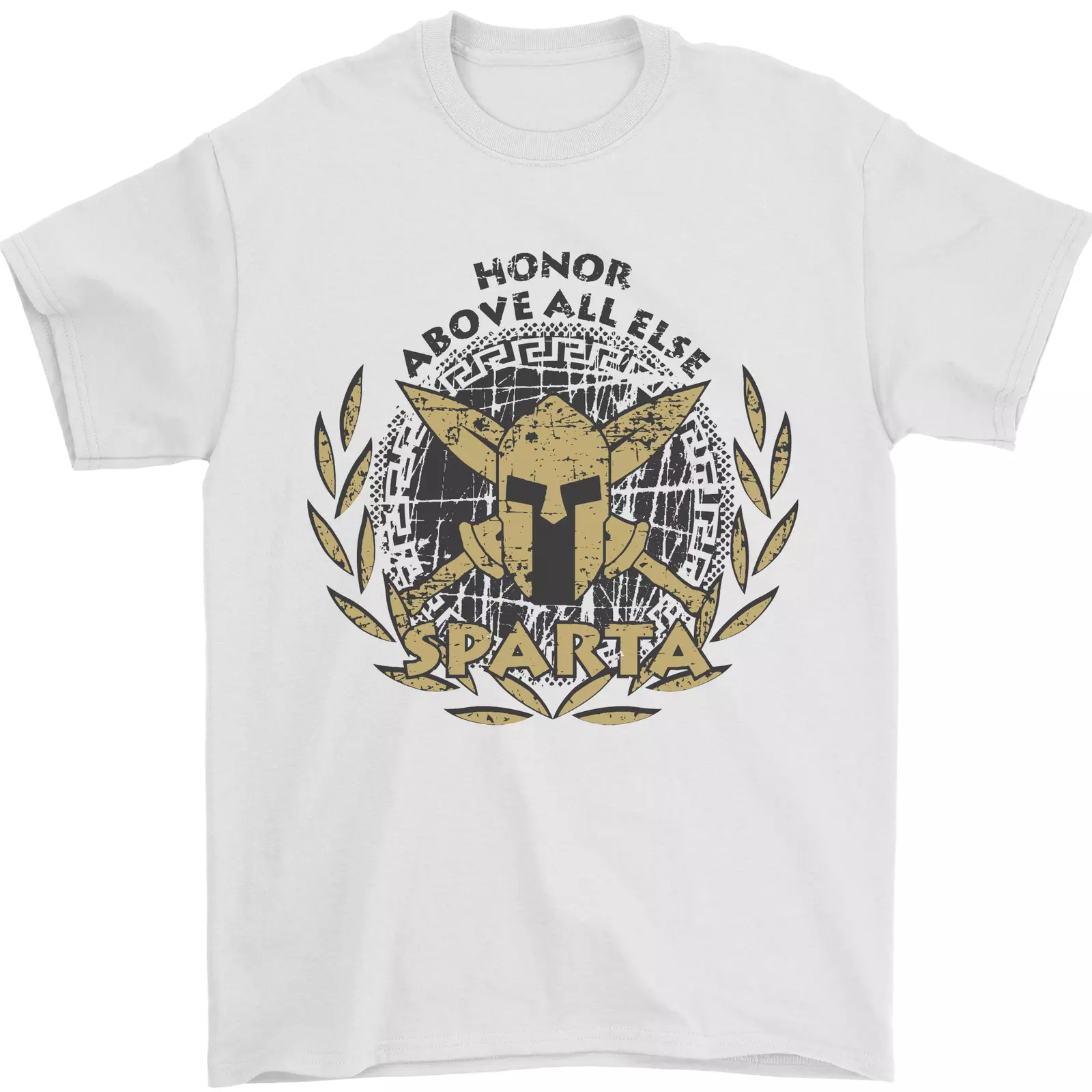Sparta Honor Over All Else Gym Bodybuilding Men's 100 Cotton